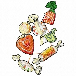 Foods And Sweets Embroidery Design 5